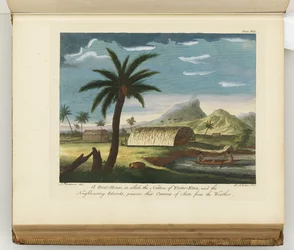 Illustratie uit Een reisverslag naar de Zuidzeeën: in Zijne Majesteits schip, de Endeavour, 1794